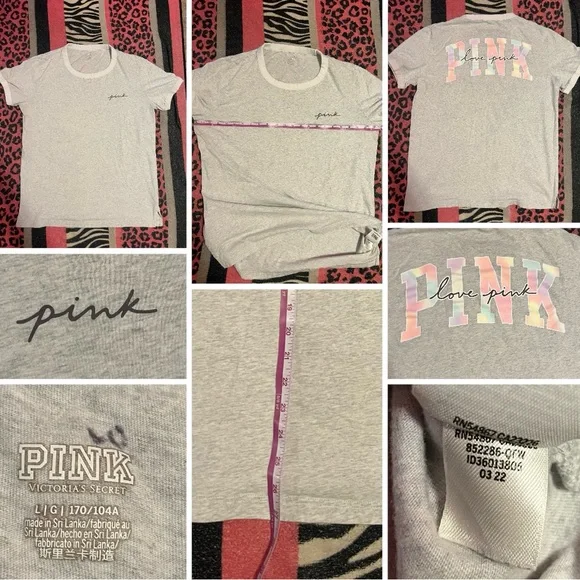 PINK Victoria's Secret BLING sequins tropical bundle - Picture 6 of 13